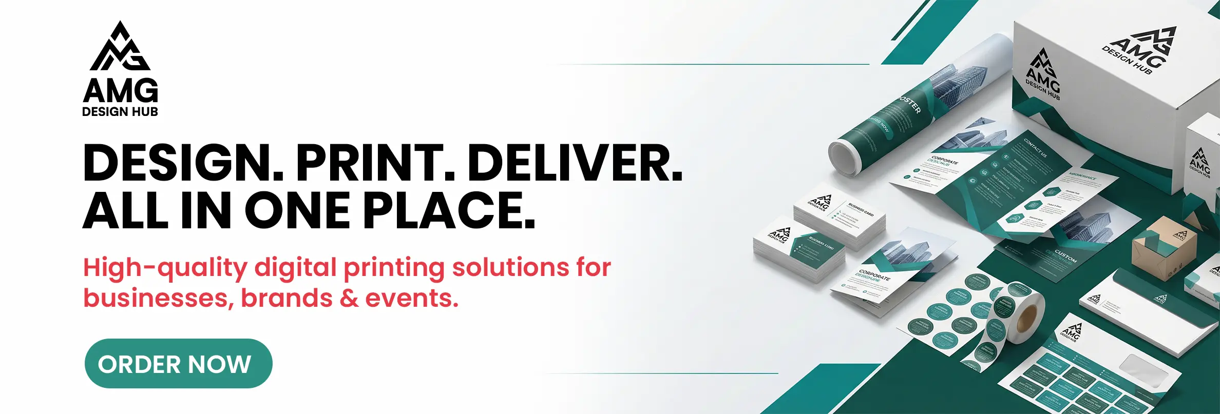 amgdesignhub-Business Cards • Stickers • Banners • Posters • Labels • Packaging